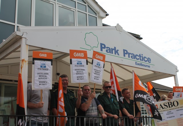 Sussex CCG Ambulance Staff Demonstrations