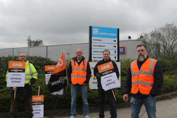 GMB members win pay increases after strike action at Berkshire Firm