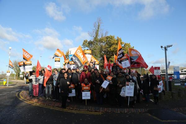 GMB fears as Frimley Health Trust using untrained agency workers to cover striking NHS staff