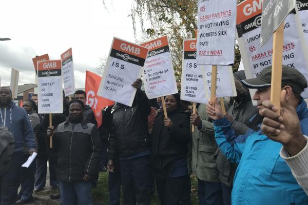 GMB to set up food banks for ISS workers