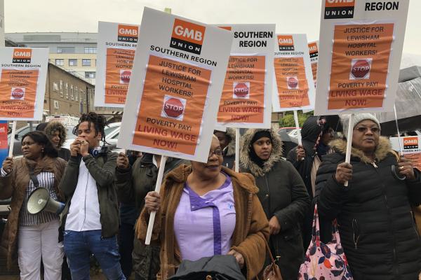 GMB Members at Lewisham Hospital to hold march and rally over pay dispute
