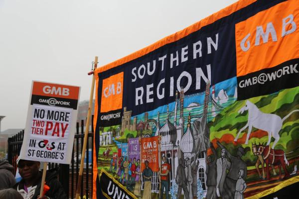 GMB members gear up for dispute with Mitie at St. George's Hospital